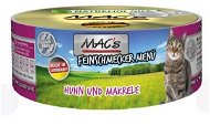 MAC&#39; s Cat FAJNŠMEKR Chicken with mackerel 100g - Canned Food for Cats
