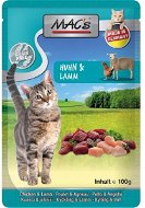 MAC's Cat Kuracie a Jahňacie s bylinkami 100 g - Kapsička pre mačky
