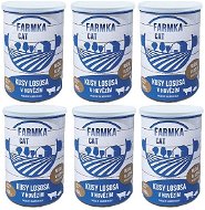 FARMKA CAT with Salmon 400g, 6 pcs - Canned Food for Cats