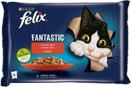 Felix Fantastic s hovädzím a kuraťom v želé 4× 85 g - Kapsička pre mačky
