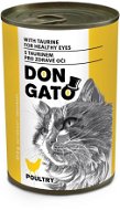 Don Gato Konzerva pro kočky s drůbežím 415 g - Konzerva pro kočky