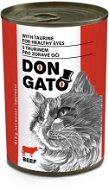 Don Gato Konzerva pro kočky s hovězím 415 g - Konzerva pro kočky