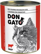 Don Gato Konzerva pro kočky s hovězím 850 g - Konzerva pro kočky