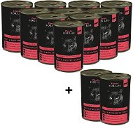 FFL Cat Tin Adult Beef 10 × 415g + 2 free - Canned Food for Cats