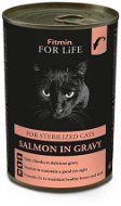 Fitmin For Life Lososová konzerva pre kastrované mačky 415 g - Konzerva pre mačky