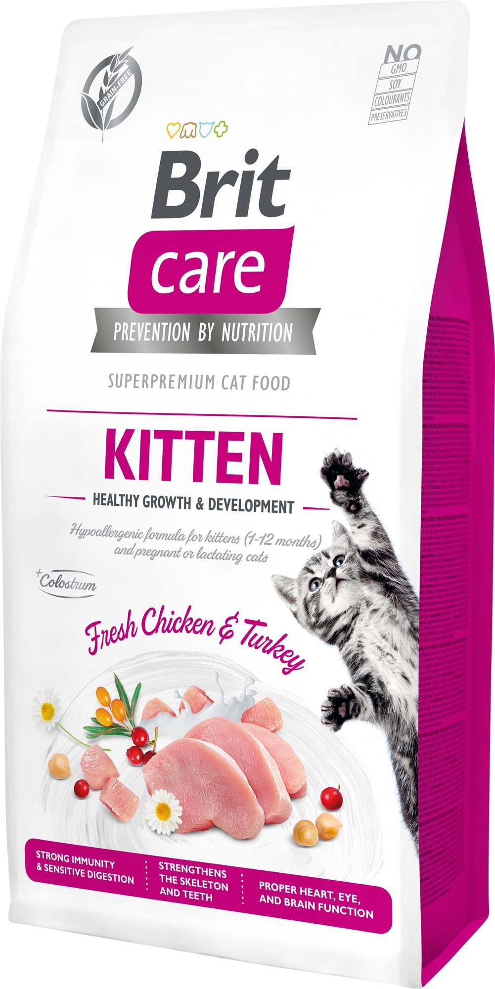 Brit Care Cat Grain Free Kitten Healthy Growth Development 7kg Kibble for Kittens Alza.cz