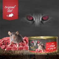 Topstein Farm Fresh Whole Mouse on Juicy Beef 100g - Canned Food for Cats