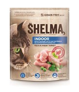 Shelma Indoor granuly bez obilnín s čerstvým morčacím pre dospelé mačky 750 g - Granule pre mačky
