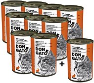 Don Gato Canned Food for Cats, Rabbit 9 × 415g + 1 free - Canned Food for Cats