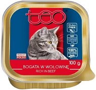 TEO paštéta mačka hovädzia 100 g - Paštéta pre mačky