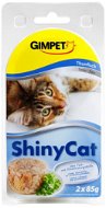 GimCat Shiny Cat tuniak kura 2× 70 g - Vanička pre mačky