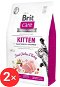 Brit Care Cat Grain-Free Kitten Healthy Growth & Development 2× 0,4 kg - Granule pre mačiatka