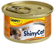 GimCat Shiny Cat kura papája 2× 70 g - Vanička pre mačky