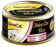 GimCat Shiny Cat filet kuře s krevetou 70 g - Konzerva pro kočky