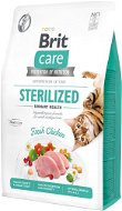Brit Care Cat Grain-Free Sterilized Urinary Health, 2 kg - Granule pre mačky