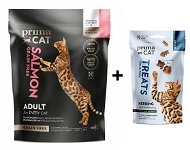 Primacat Granules Salmon, without Cereals, for Adult Cats 1.4kg + Primacat Classic Anti-hairball Cru - Cat Kibble