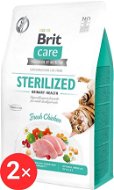 Brit Care Cat Grain-Free Sterilized Urinary Health 2 × 0,4 kg - Cat Kibble