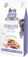 Brit Care Cat Grain-Free Sterilized Weight Control, 7 kg - Granule pre mačky