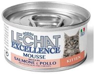 Monge Lechat Excellence Mousse, Mousse with Salmon and Chicken for Kittens 85g - Cat Treats