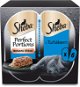 Cat Food Pouch Sheba Perfect Portions with Tuna for Adult Cats 6 × 37,5g - Kapsička pro kočky