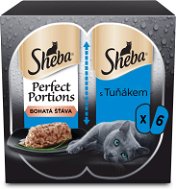 Sheba Perfect Portions s tuniakom pre dospelé mačky 6× 37,5 g - Kapsička pre mačky
