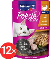 Vitakraft Cat mokré krmivo Poésie Délice krůtí 12 × 85 g - Cat Food Pouch