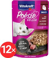 Vitakraft Cat mokré krmivo Poésie Délice so srdcom 12× 85 g - Kapsička pre mačky
