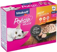 Vitakraft Cat Wet Food Poésie Délice Multipack Meat 6 × 85g - Cat Food Pouch