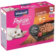Vitakraft Cat Wet Food Poésie Délice Gelee Multipack Meat 6 × 85g - Cat Food Pouch
