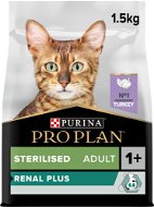 Pro Plan Cat Sterilised renal plus s krůtou 1,5 kg - Granule pro kočky