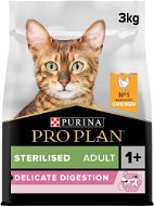 Pro Plan Cat Sterilised delicate digestion  s kuraťom 3 kg - Granule pre mačky