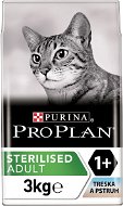 Pro Plan Cat Sterilised Optisavour s treskou a pstruhom 3 kg - Granule pre mačky