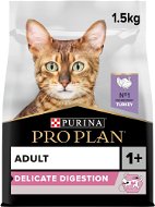 Pro Plan Cat Delicate Optidigest s morkou 1,5 kg - Granule pre mačky