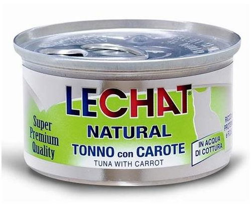 Monge Lechat Natural Tuna with Carrots 80g - Canned Food for Cats - Main image