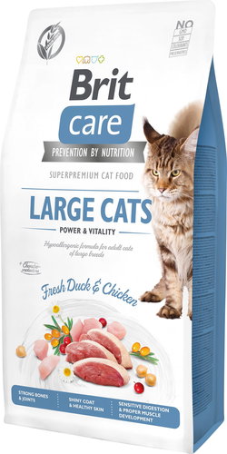 Brit Care Cat Grain-Free Large cats Power & Vitality, 7 kg - Cat Kibble - Main image