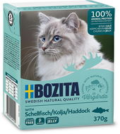 Bozita bezobilné kousky treska v želé 370g - Konzerva pro kočky