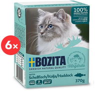 Bozita bezobilné kousky treska v želé 6 × 370g - Konzerva pro kočky