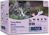Bozita bezobilné dušené filetky masový výběr ve šťávě 12 × 85g - Kapsička pro kočky