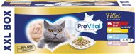 Kapsička pro kočky Prevital XXL Box filetky masový výběr v želé a omáčce 48 × 85 g - Kapsička pro kočky