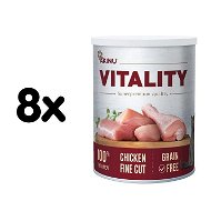 Akinu Vitality Chicken Finely Sliced 8 × 400g - Canned Food for Cats