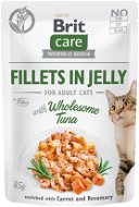 Brit Care Cat Fillets in Jelly with Wholesome Tuna 85 g  - Kapsička pro kočky