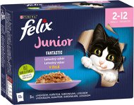 FELIX Fantastic Junior s kuraťom želé Multipack 12× 85 g - Kapsička pre mačky