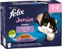 Felix Fantastic Junior s kuřetem v želé Multipack 12 x 85 g - Kapsička pro kočky