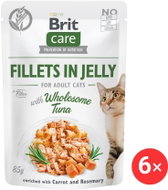 Brit Care Cat Fillets in Jelly with Wholesome Tuna 6 × 85 g  - Kapsička pro kočky