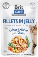 Brit Care Cat Fillets in Jelly Choice Chicken with Cheese 85g - Cat Food Pouch