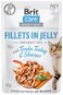 Brit Care Cat Fillets in Jelly with Tender Turkey & Shrimps 85g - Cat Food Pouch