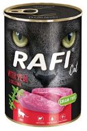 Rafi Cat Grain Free konzerva s teľacím mäsom 400 g - Konzerva pre mačky