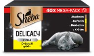 Sheba poultry selection capsules in jelly for adult cats 40 × 85g - Cat Food Pouch