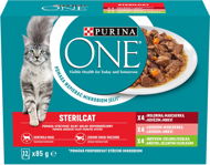 Purina One sterilcat multipack delicious selection in juice 12 × 85 g - Cat Food Pouch