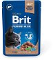 Brit premium cat pouches Liver for Sterilised 100 g - Cat Food Pouch